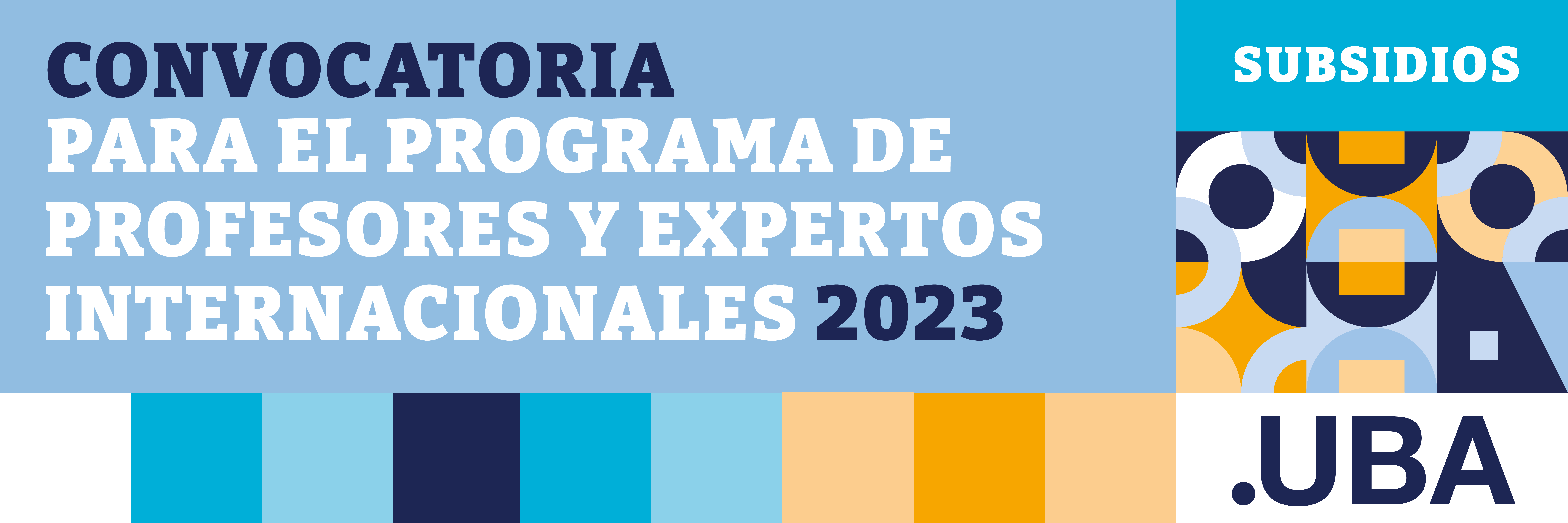 Programa de Profesores y Expertos Internacionales 2023