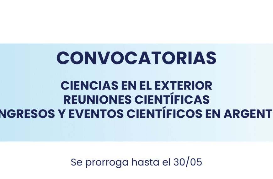 Convocatorias prorrogadas