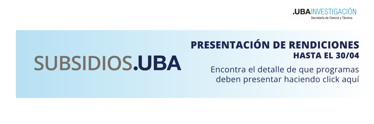 Rendición de Subsidios