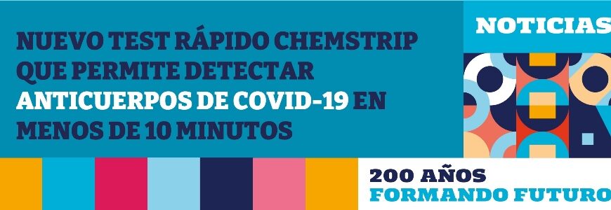 Nuevo test rápido CHEMSTRIP que permite detectar anticuerpos de COVID-19 en menos de 10 minutos