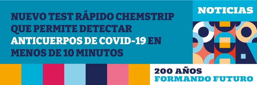 Nuevo test rápido CHEMSTRIP que permite detectar anticuerpos de COVID-19 en menos de 10 minutos