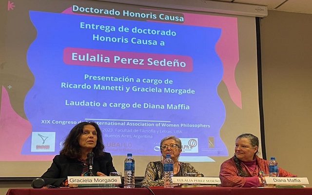 Nuestra Universidad tiene una nueva Doctorada Honoris Causa: la Dra. Eulalia Pérez Sedeño
