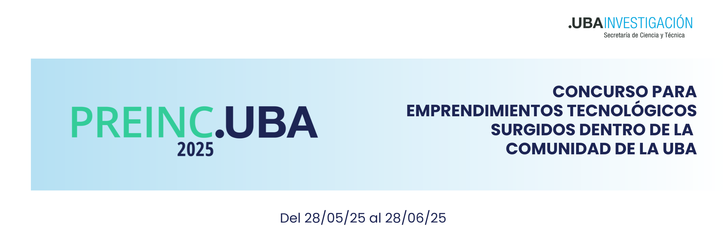 ¡Nueva Convocatoria UBA para Emprendimientos Tecnológicos!